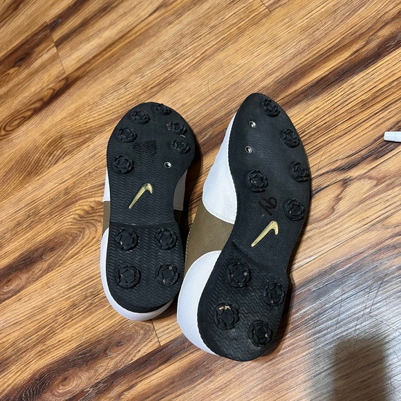 nike golf shoes mens size 7.5 brown and white - Picture 5 of 5